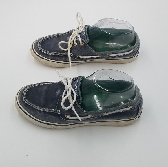 Sperry Boat Flat Denim Shoe 6.5 Women - Picture 4 of 8